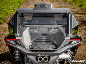 SuperATV CFMOTO ZForce Z10 rear windshield installed view