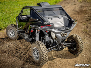 SuperATV CFMOTO ZForce Z10 rear windshield detail view