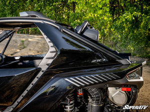 SuperATV CFMOTO ZForce Z10 wakeboard speaker mount bar on-machine view