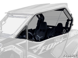 SuperATV CFMOTO ZForce 800 / 950 Trail Hard Cab Upper Doors, front view