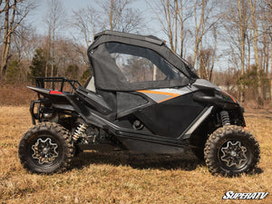 SuperATV CFMOTO ZForce 950 Primal Soft Upper Doors, installed view