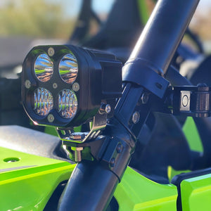 Chupacabra Offroad A-Pillar 45° Light Mount - Dunes 2 Dezert SXS