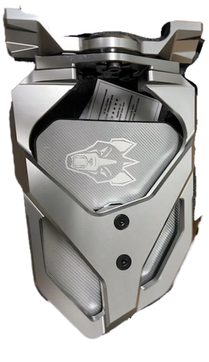 Cuero Race UTV Side Mirror Titanium - Dunes 2 Dezert SXS