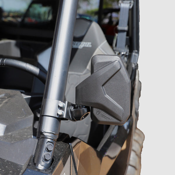 Channel Shaped Side Mirror for UTV | Ranger/General Break Away with Adjustable Arm - Dunes 2 Dezert SXS