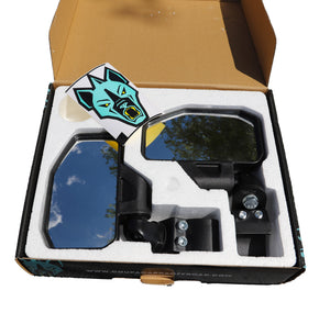 Channel Shaped Side Mirror for UTV | Ranger/General Break Away with Adjustable Arm - Dunes 2 Dezert SXS