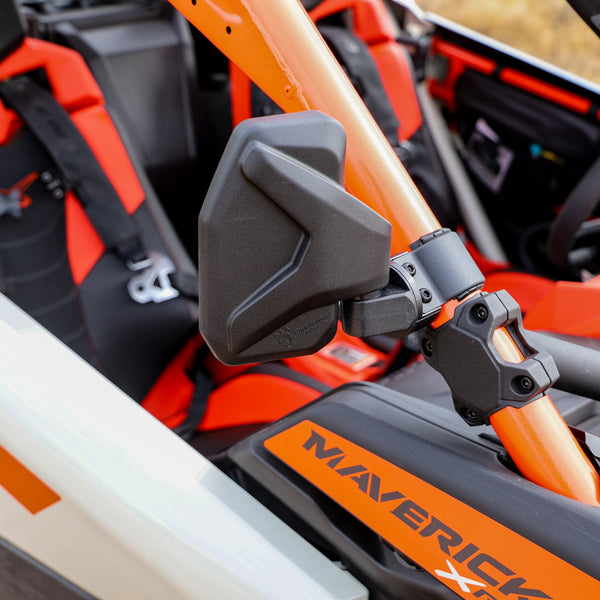 Offroad Rear View Side Mirror for UTV (Pack of 2) For 1.6" - 2" Roll Cage Bar - Dunes 2 Dezert SXS