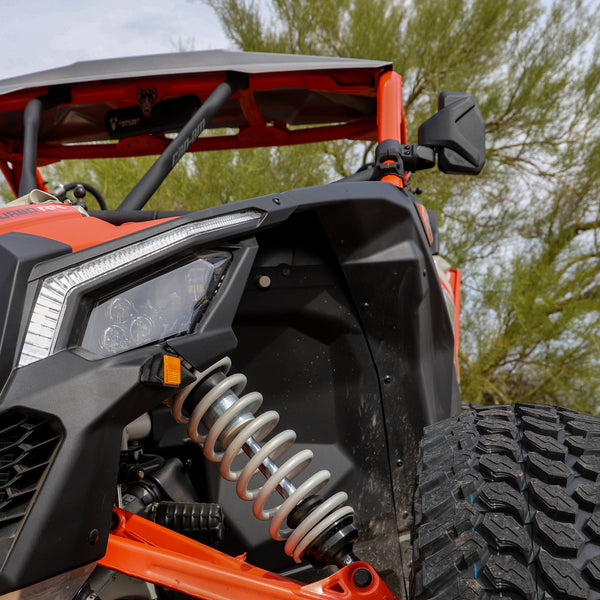 Offroad Rear View Side Mirror for UTV (Pack of 2) For 1.6" - 2" Roll Cage Bar - Dunes 2 Dezert SXS