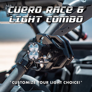 Cuero Race Mirror Light Combo in Black - Dunes 2 Dezert SXS