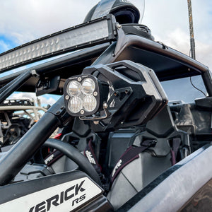 Cuero Race Mirror Light Combo in Black - Dunes 2 Dezert SXS