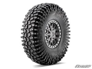 SuperATV Cliffhanger 35x10-15 UTV rock tire with directional tread pattern