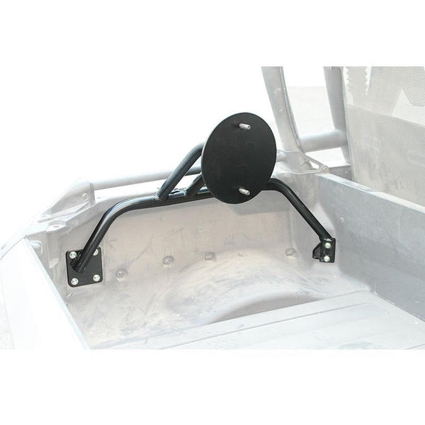 Can-Am Commander with Factory UTV Bed Mount Spare Tire Carrier providing strong, side-mounted storage without blocking rear visibility