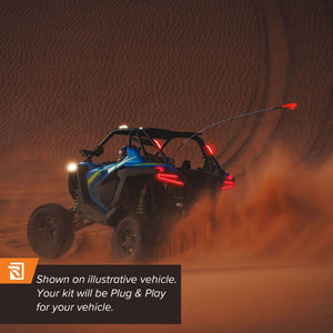 RAVEK White Running Lights - Yamaha Wolverine - Dunes 2 Dezert SXS