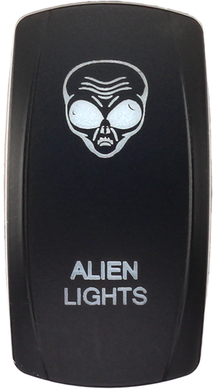 Alien Lights Contura V Rocker Switch Cover for XTC, sPod, Daystar – fits 1.92″ x 1.020″ switch bodies – actuator only