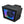 DS18 Polaris RZR 10in Subwoofer Enclosure w/EXL-X10.2D Subwoofer- Black Finish- Acrylic Window- LED