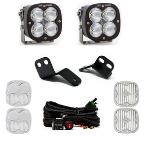 Polaris RZR XP A-pillar mount with Baja Designs XL Pro light installed