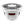 DS18 Subwoofer & Enclosure 10in 300 Watts RMS 4 ohm SVC White