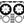 Wilwood 17-21 Can-Am X3RS 6-Piston Rear Kit 11.25in - Anodized