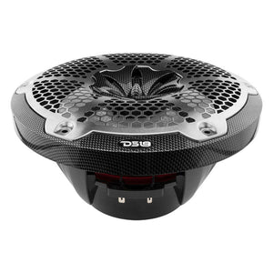 DS18 NXL-M Series Speaker w/ RGB LED Lights 10in 2-Way 200 Watts RMS 4 ohm Black Carbon Fiber