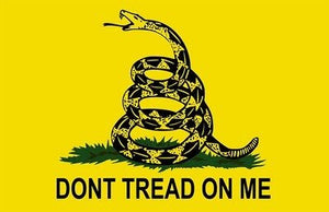 DON'T TREAD ON ME 3X5 FLAG (Yellow) - Dunes 2 Dezert SXS