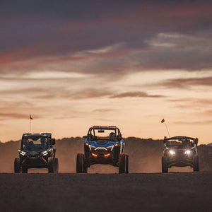 RAVEK Amber Apex Running Lights for Polaris RZR Turbo R - Dunes 2 Dezert SXS