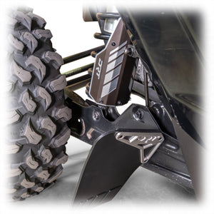DRT Can-Am 2017+ Maverick X3/R Rear Aluminum Shock Guards - Dunes 2 Dezert SXS
