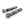 DRT Can-Am X3 2017+ Billet Aluminum Barrel Adjustable Sway Bar Link Kit - Rear - Dunes 2 Dezert SXS