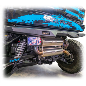 DRT Polaris 2024+ Xpedition Rear Bumper License Plate Bracket - Dunes 2 Dezert SXS
