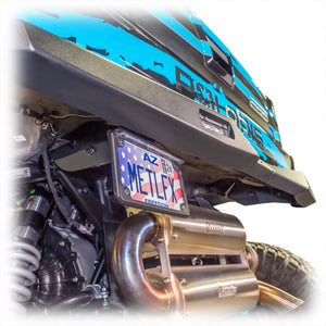 DRT Polaris 2024+ Xpedition Rear Bumper License Plate Bracket - Dunes 2 Dezert SXS