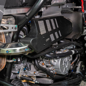 DRT RZR Pro XP / Turbo R 2022+ Aluminum Headpipe Shield - Dunes 2 Dezert SXS