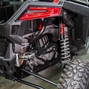 DRT RZR Pro XP / Turbo R 2022+ Aluminum Headpipe Shield - Dunes 2 Dezert SXS