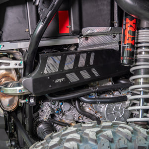DRT RZR Pro XP / Turbo R 2022+ Aluminum Headpipe Shield - Dunes 2 Dezert SXS