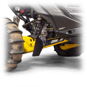 Can-Am 2024+ Maverick R Billet Rear Aluminum Mud/Rock Guard Kit - Dunes 2 Dezert SXS
