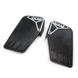 DRT Motorsports Polaris 2020+ Pro R/4 Turbo R/4 Billet Aluminum Extended Rock Guard Kit - Dunes 2 Dezert SXS