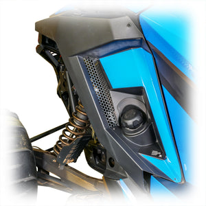 DRT Polaris RZR Pro XP/ Pro R/Turbo R  Aluminum Rear Fender Screen set - Dunes 2 Dezert SXS