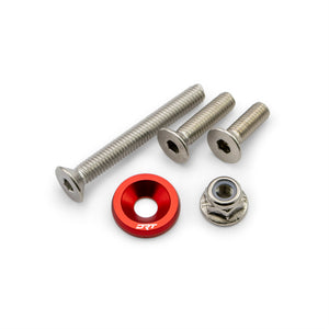 DRT Fender/Rock Washer & Hardware Dress Up Kit - Raw Aluminum - Dunes 2 Dezert SXS