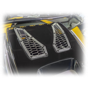 DRT Can-Am 2024+ Maverick R High Impact ABS Hood Scoop - Dunes 2 Dezert SXS