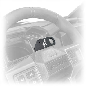 DRT Polaris RZR 2020+ Steering Wheel Single Push-To-Talk Plate - Dunes 2 Dezert SXS