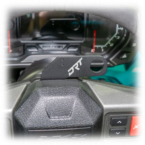 DRT Polaris RZR 2020+ Steering Wheel Single Push-To-Talk Plate - Dunes 2 Dezert SXS