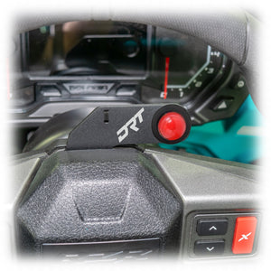 DRT Polaris RZR 2020+ Steering Wheel Single Push-To-Talk Plate - Dunes 2 Dezert SXS