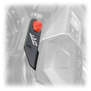 DRT Polaris RZR 2020+ Steering Wheel Single Push-To-Talk Plate - Dunes 2 Dezert SXS