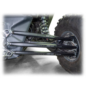 DRT Can-Am Maverick X3 2017+ Billet Aluminum 3-PC Radius Rod Plate Kit - Dunes 2 Dezert SXS