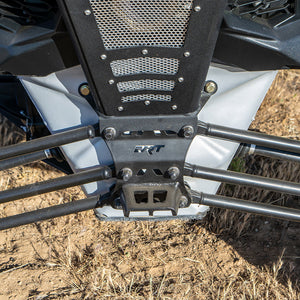 DRT Can Am Maverick X3 2017+ Dual Sheer Radius Rod Plate - Dunes 2 Dezert SXS