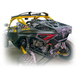 DRT Motorsports Can-Am Maverick R Tire Carrier / Adventure Rack - Dunes 2 Dezert SXS