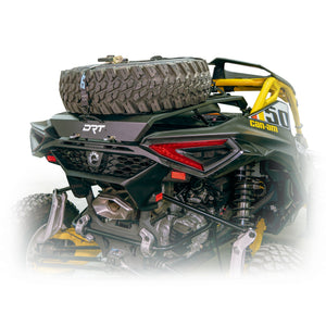 DRT Motorsports Can-Am Maverick R Tire Carrier / Adventure Rack - Dunes 2 Dezert SXS