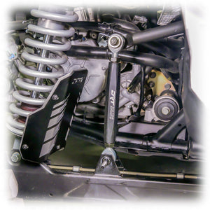 DRT RZR Polaris Pro XP Billet Aluminum Hex Bar Adjustable Sway Bar Link Kit, Rear (M10) - Dunes 2 Dezert SXS