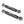 DRT RZR XP Billet Aluminum Hex Bar Adjustable Sway Bar Link Kit, Rear (M10) - Dunes 2 Dezert SXS