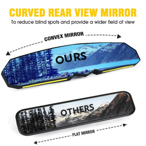 D2D 13" Lighted Rearview Mirror - Dunes 2 Dezert SXS
