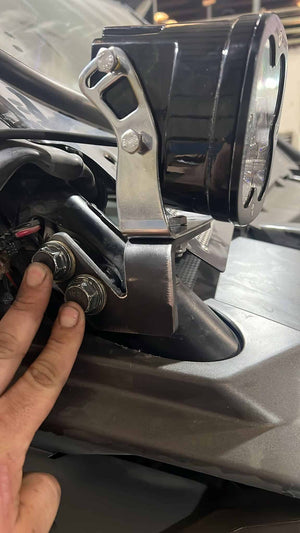 Polaris Pro A-Pillar Light Brackets | Dunes 2 Dezert - Dunes 2 Dezert SXS