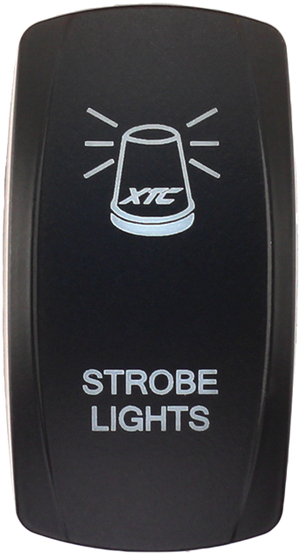 Strobe light rocker switch cover fits Contura V, XTC, sPod, and Daystar systems – durable rocker only, no switch included