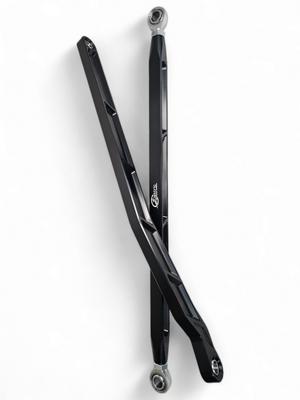Elektric Off Road billet high clearance radius rods for Polaris RZR Pro R Pro S Turbo R - clear finish